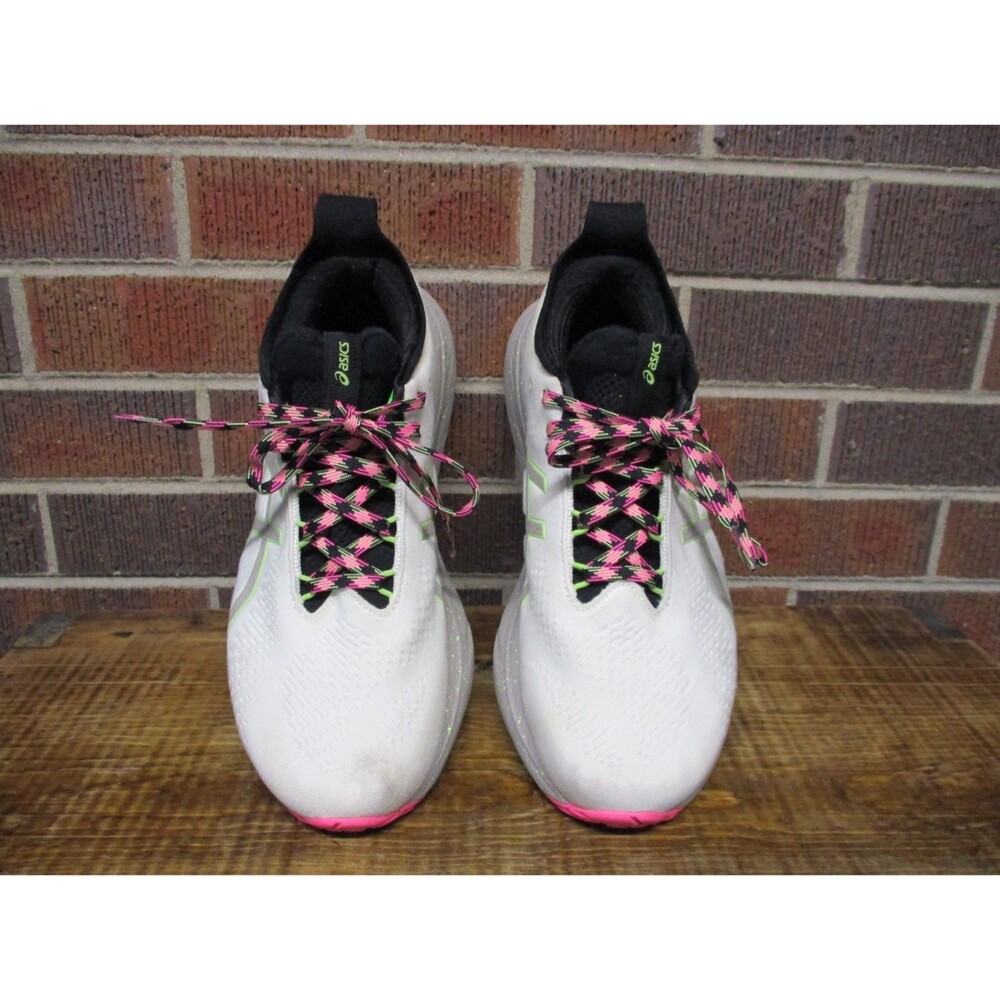 Asics Womens Gel Nimbus 25 TR 1012B581 White Trail Running Shoes Sneakers 10 - Picture 4 of 16